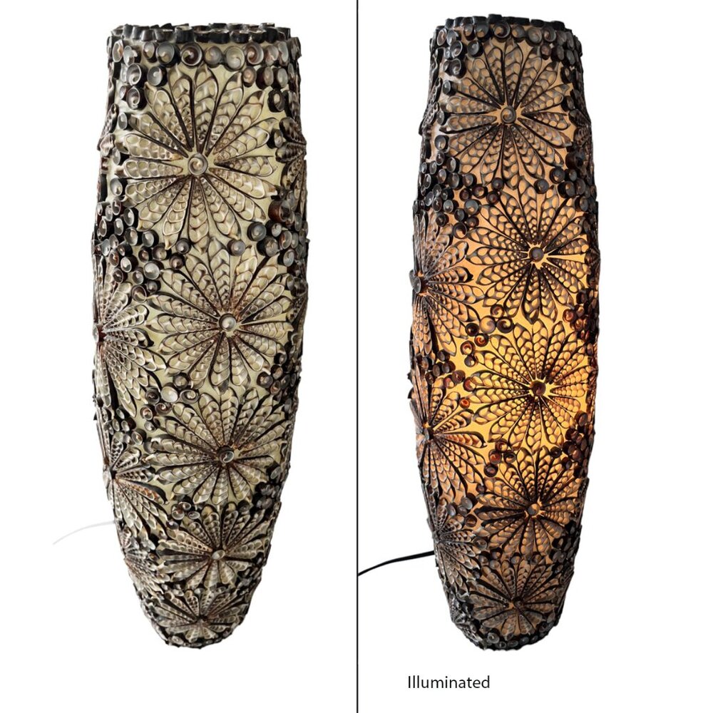 Unique Auger Sea Shell Lamp, 24” High, Only $59 for this beauty!